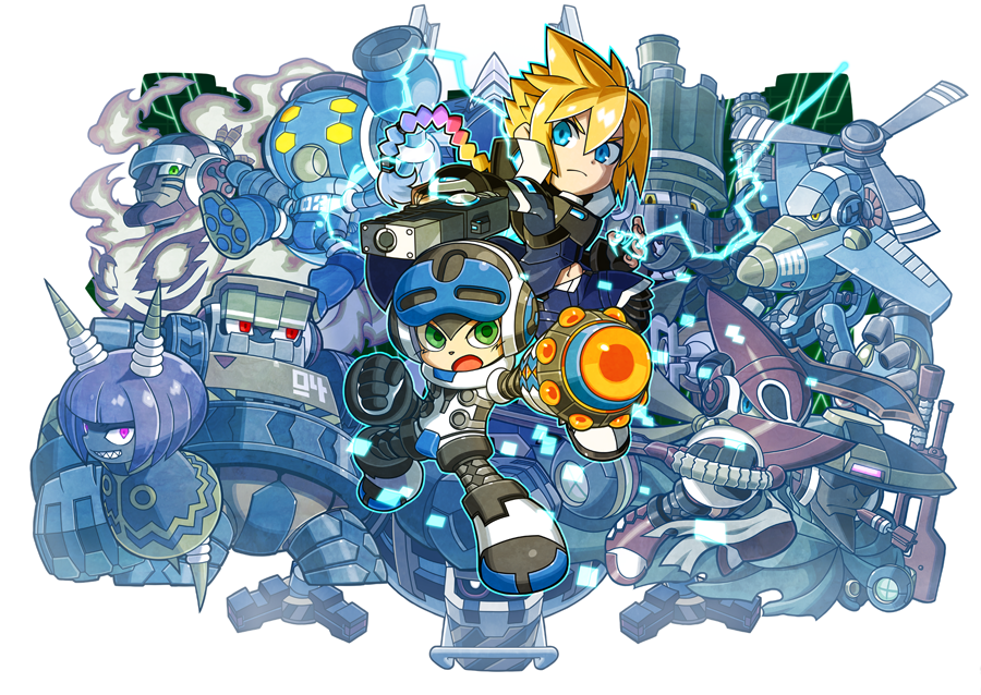 Mighty Gunvolt Burst - Key Art (small)