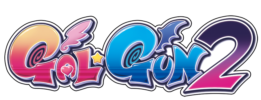 Gal Gun 2 - Logo (WHITE BG)