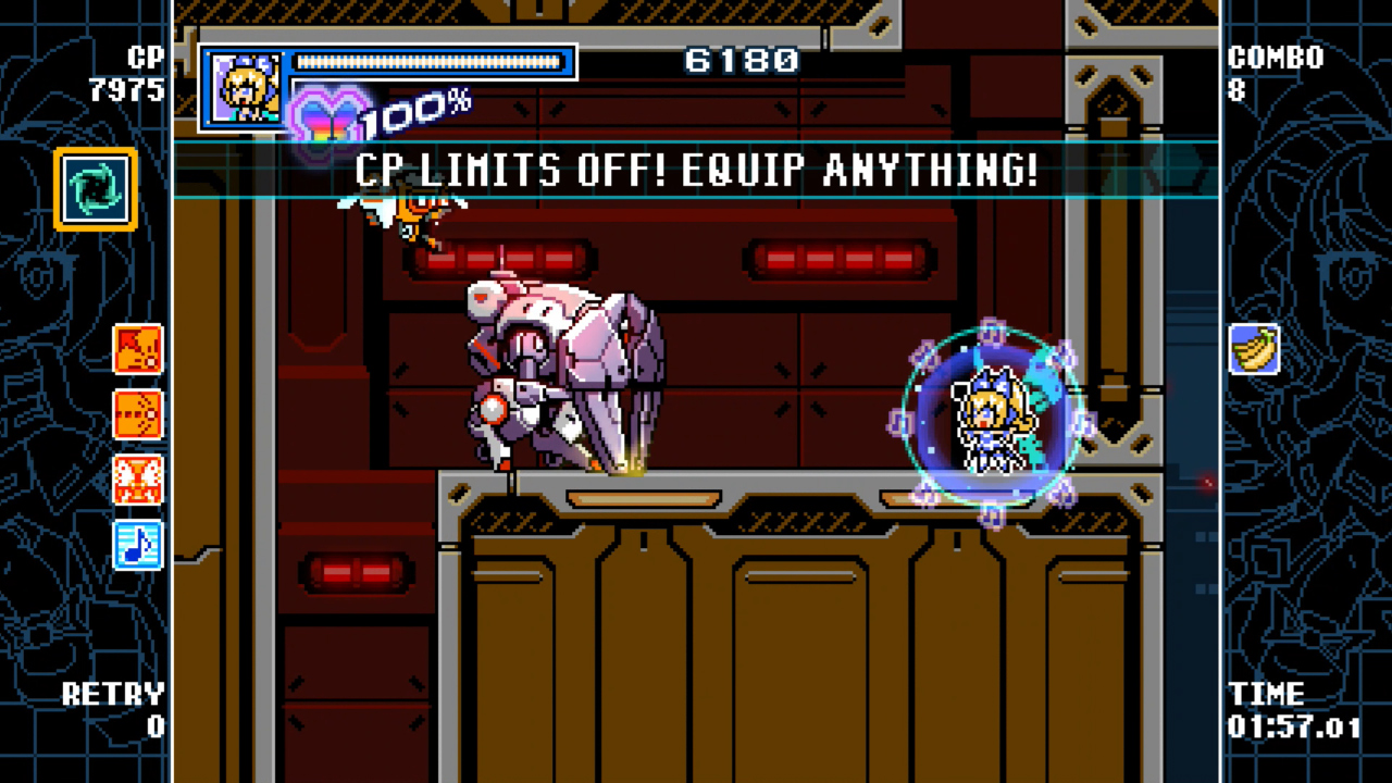 what is the max cp in mighty gunvolt burst